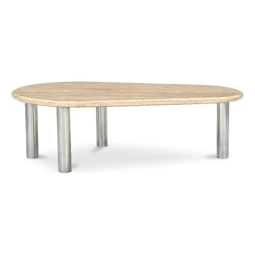 Fia Coffee Table Travertine. Picture 1