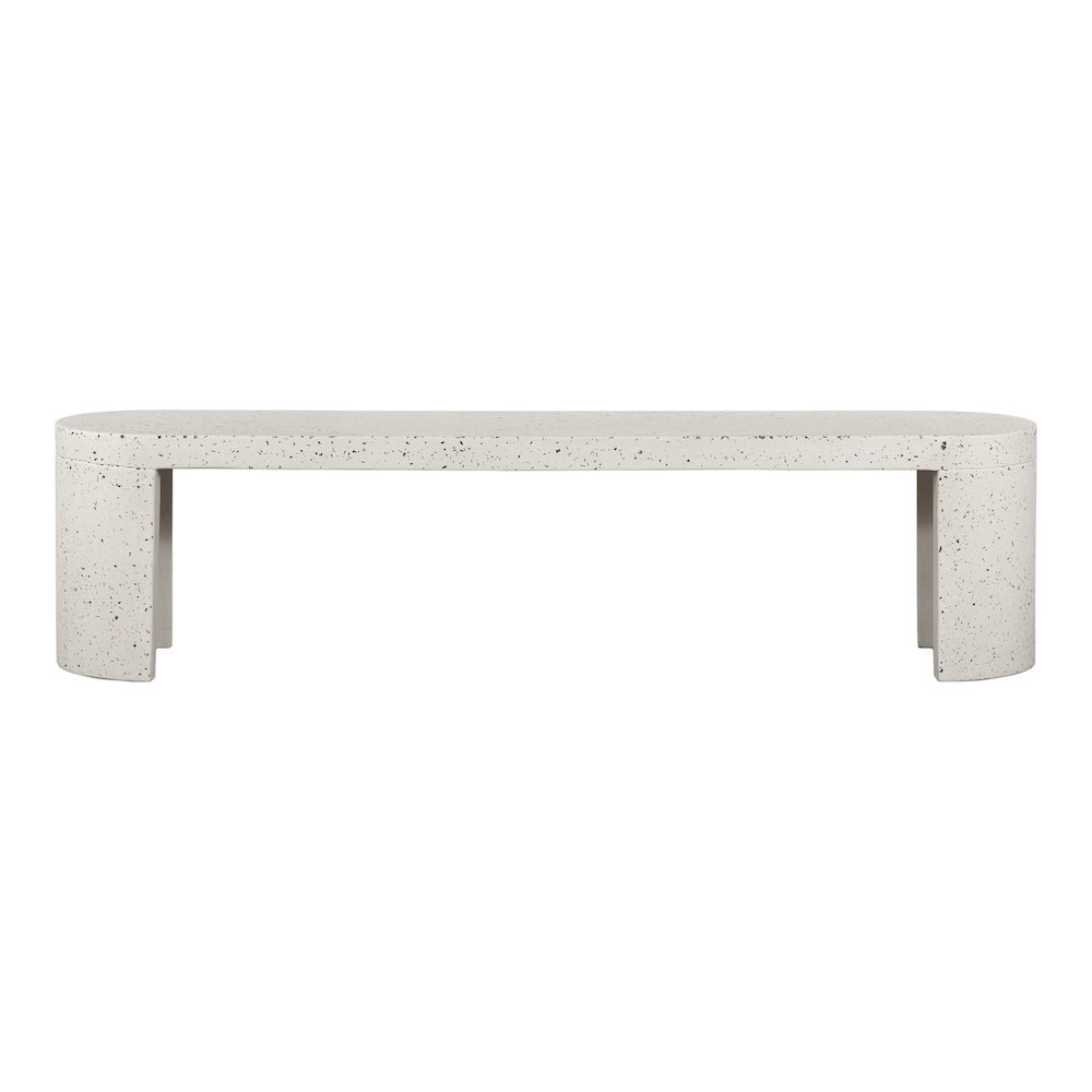Gray Indoor and Outdoor Bench, Solid Greystone Entryway Bench. Picture 4