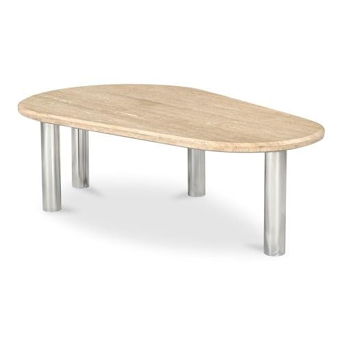 Fia Coffee Table Travertine. Picture 2