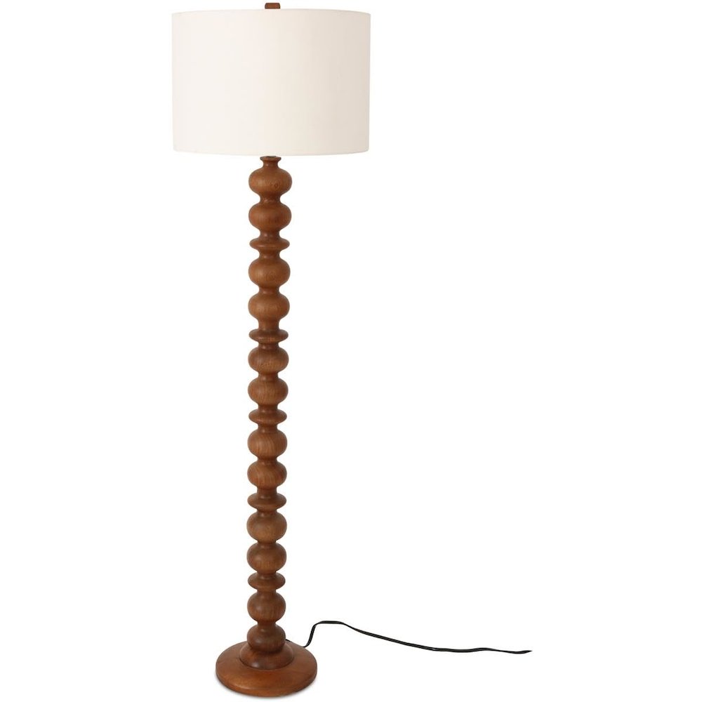 Gwen Floor Lamp Honey Brown. Picture 1
