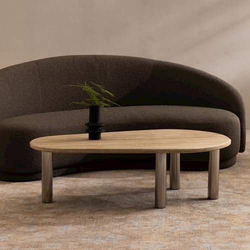 Fia Coffee Table Travertine. Picture 4