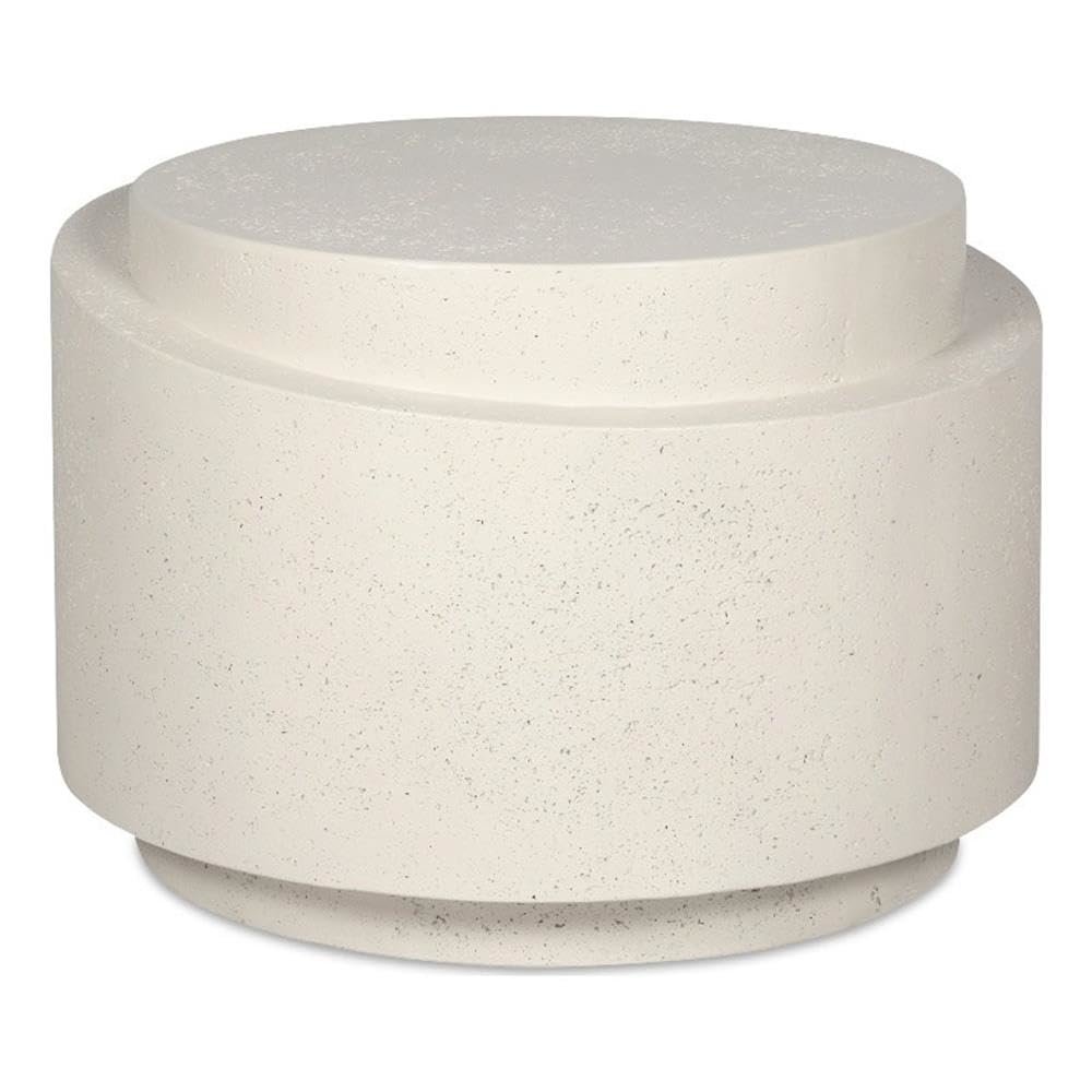 Cosmo Outdoor Accent Table Off White. Picture 1