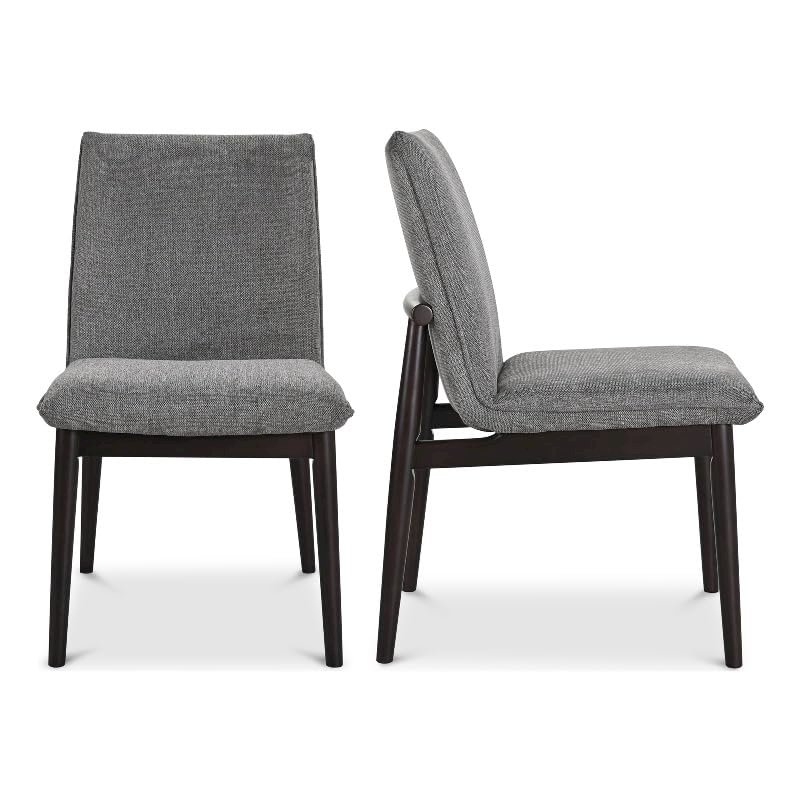 Charlie Dining Chair Dark Grey – Set Of Two. Picture 1