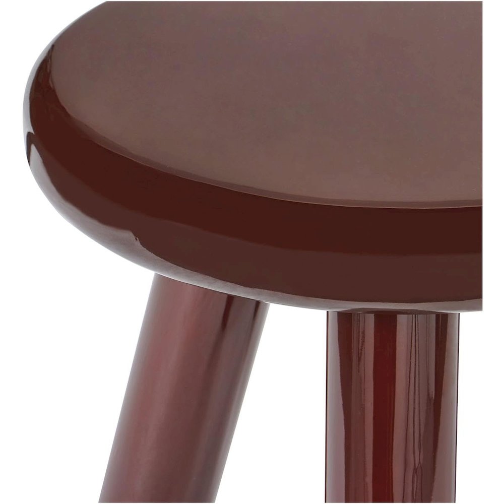 Joy Accent Table Deep Red Lacquer. Picture 4
