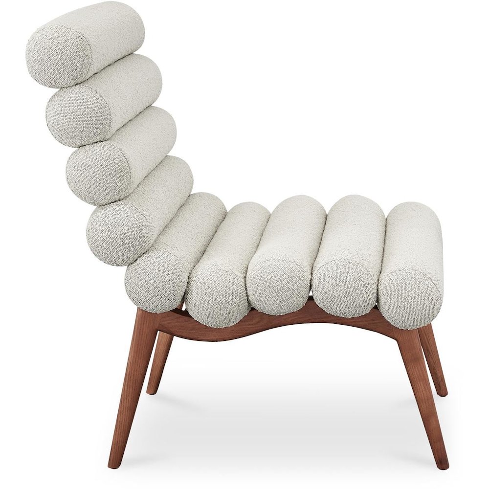 Arlo Accent Chair Off White. Picture 3