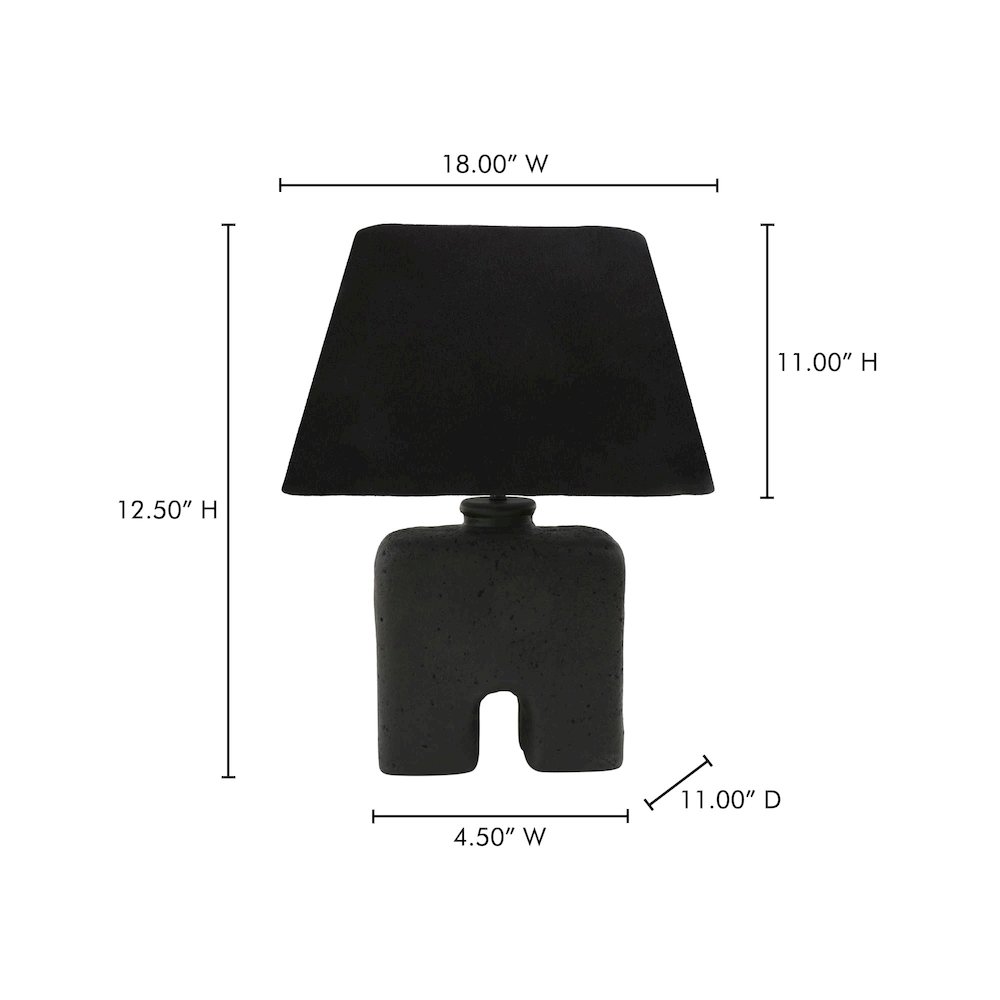 Yara Table Lamp Black. Picture 4