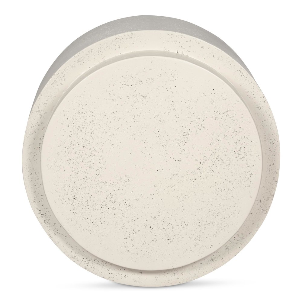 Cosmo Outdoor Accent Table Off White. Picture 5