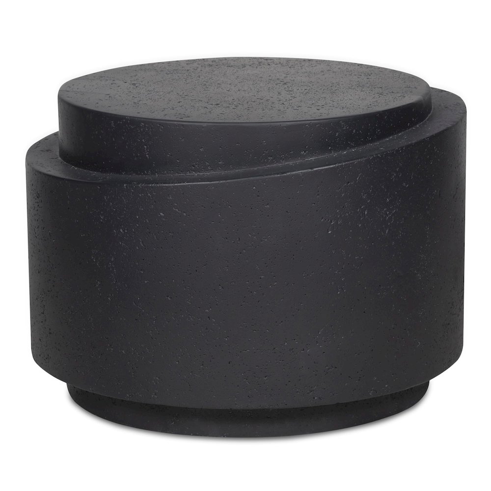 Cosmo Outdoor Accent Table Black. Picture 4
