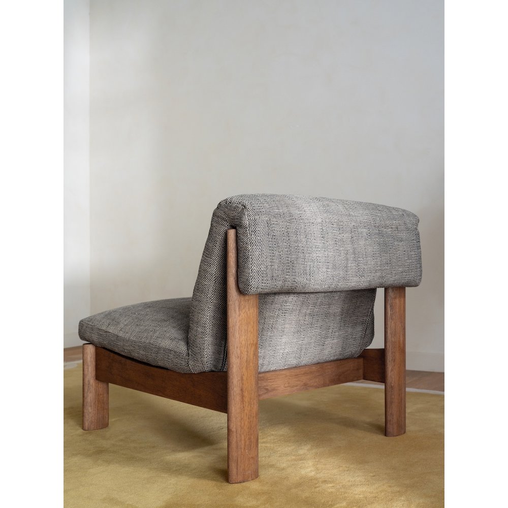Pierce Accent Chair Flecked Black. Picture 9