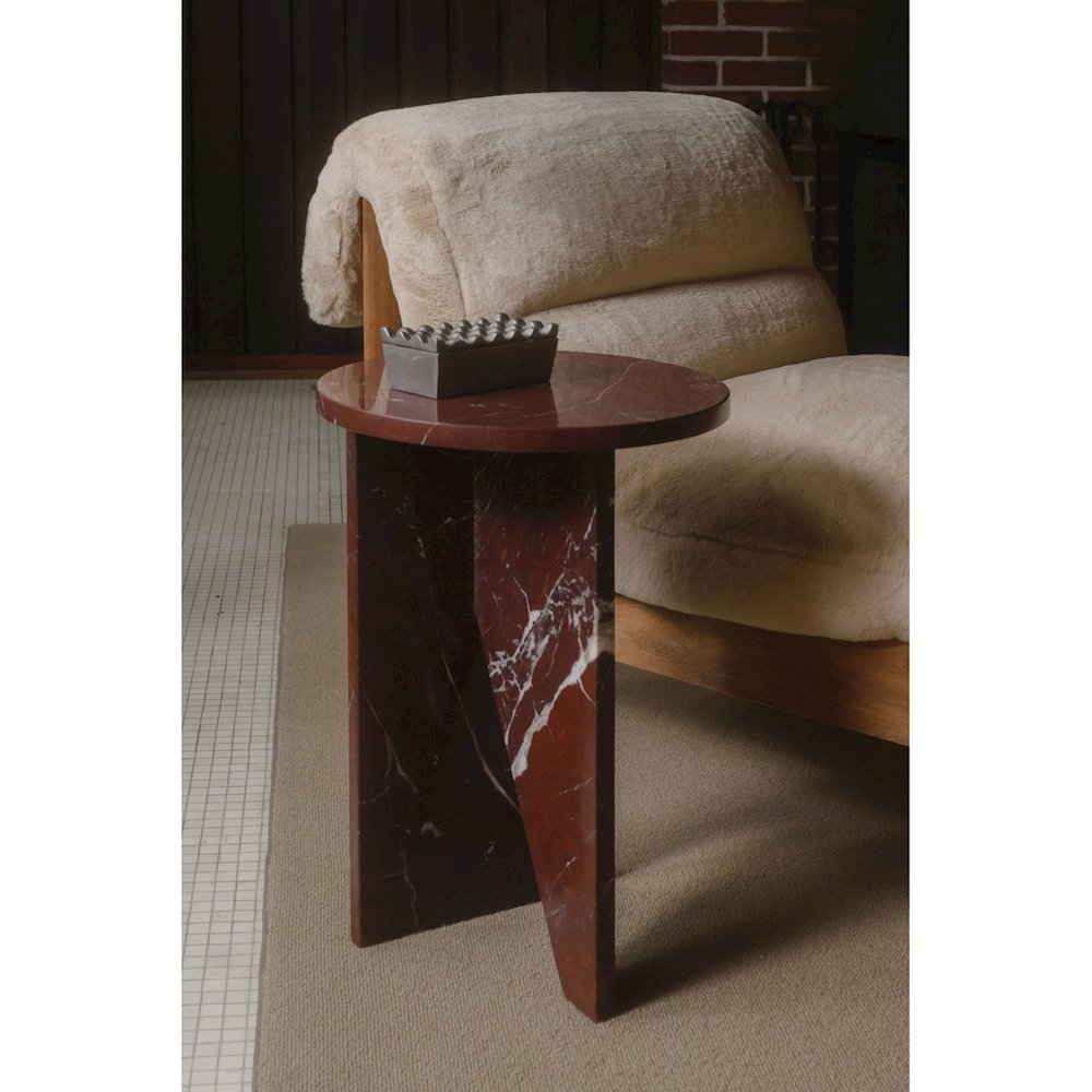 Pierce Accent Chair Faux Fur. Picture 4