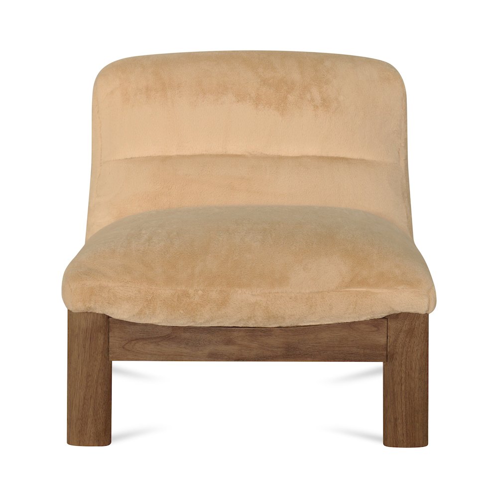 Pierce Accent Chair Faux Fur. Picture 1