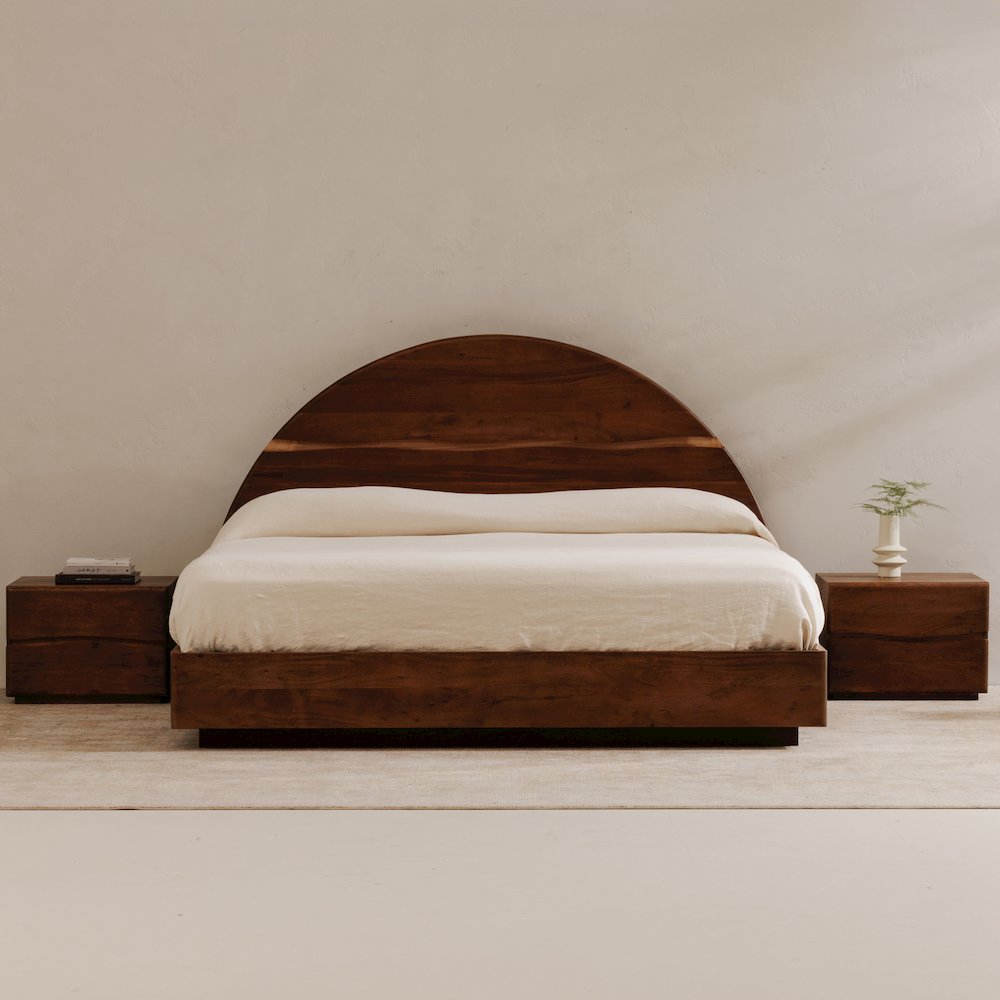 Watson Queen Bed Brown. Picture 13