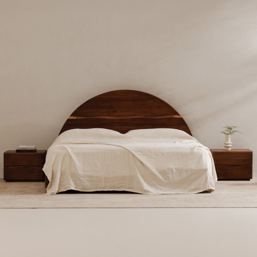 Watson Queen Bed Brown. Picture 14