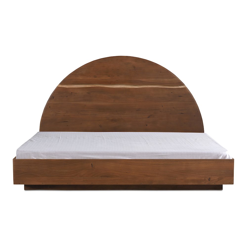 Watson Queen Bed Brown. Picture 1