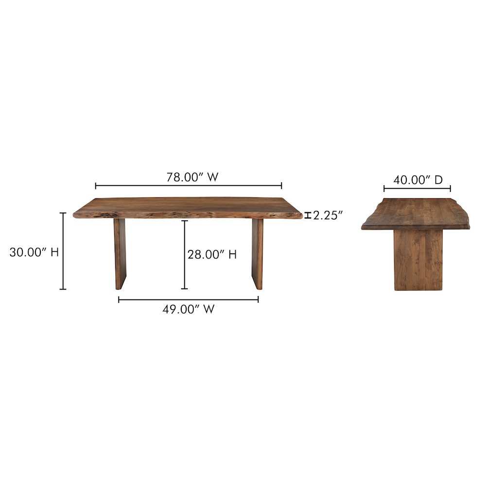 Lila Small Dining Table Brown. Picture 12