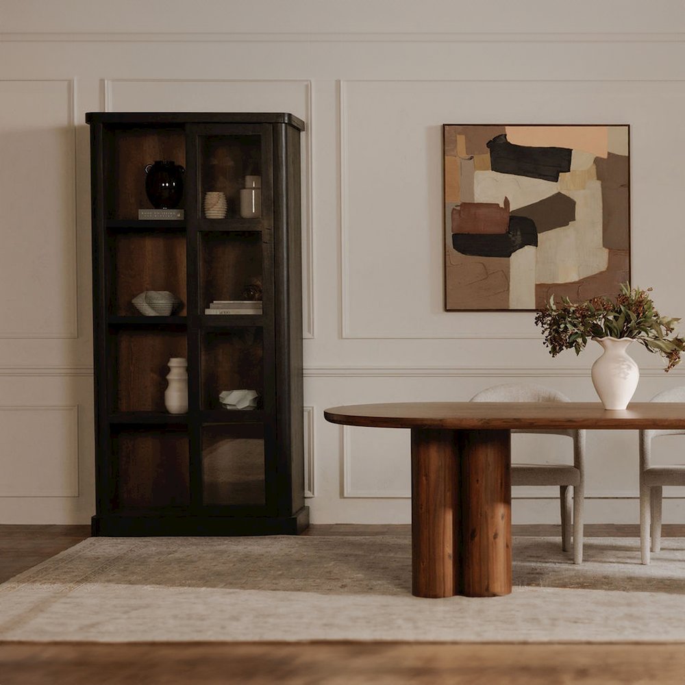 Mona Tall Cabinet Black. Picture 10