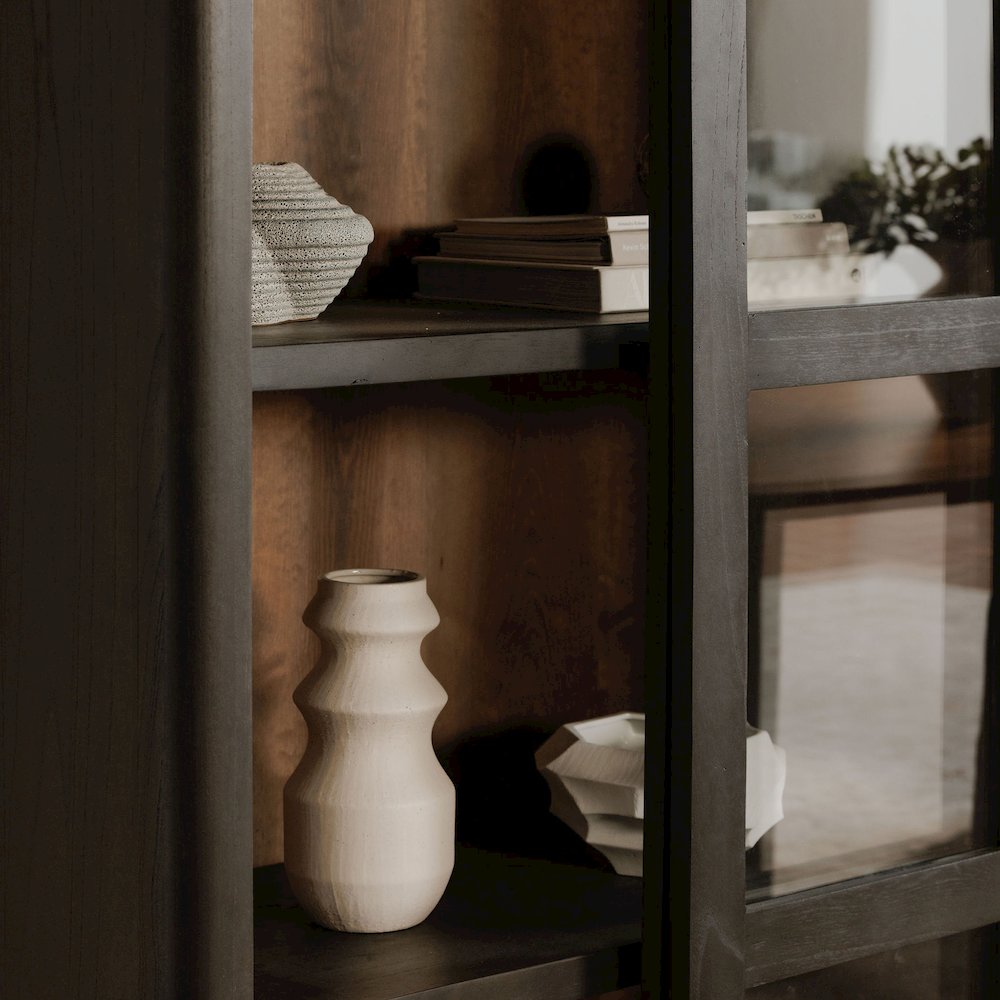 Mona Tall Cabinet Black. Picture 8