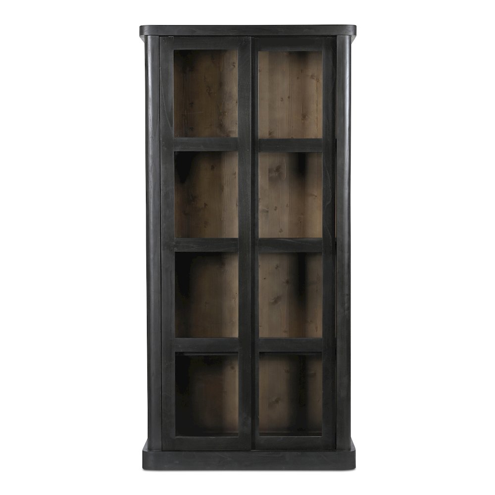 Mona Tall Cabinet Black. Picture 1