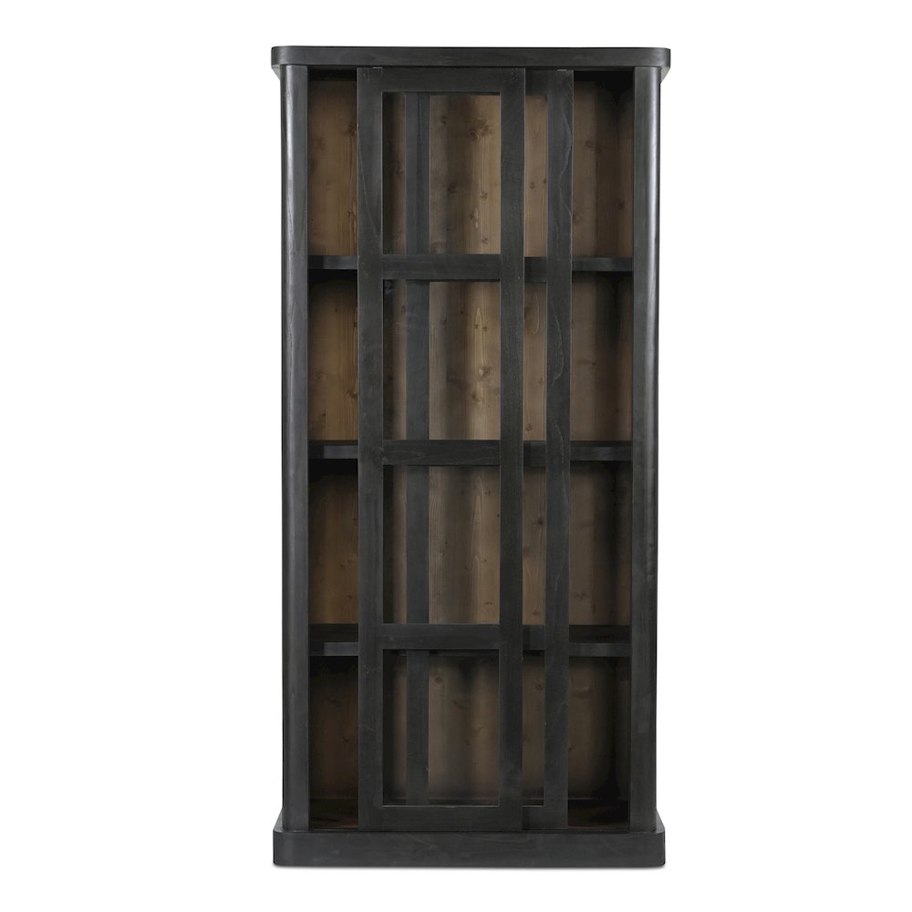 Mona Tall Cabinet Black. Picture 4