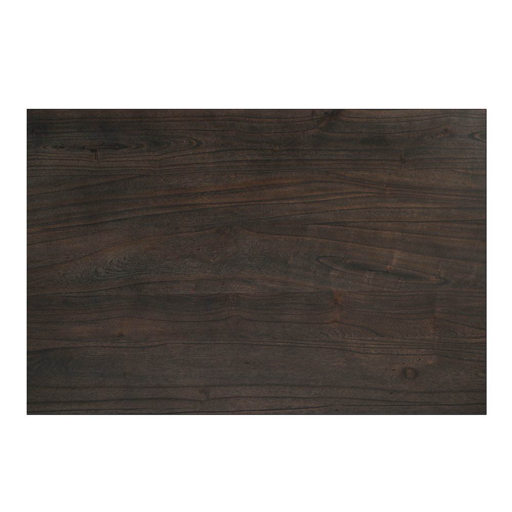 Glenn Round Dining Table Dark Brown. Picture 6