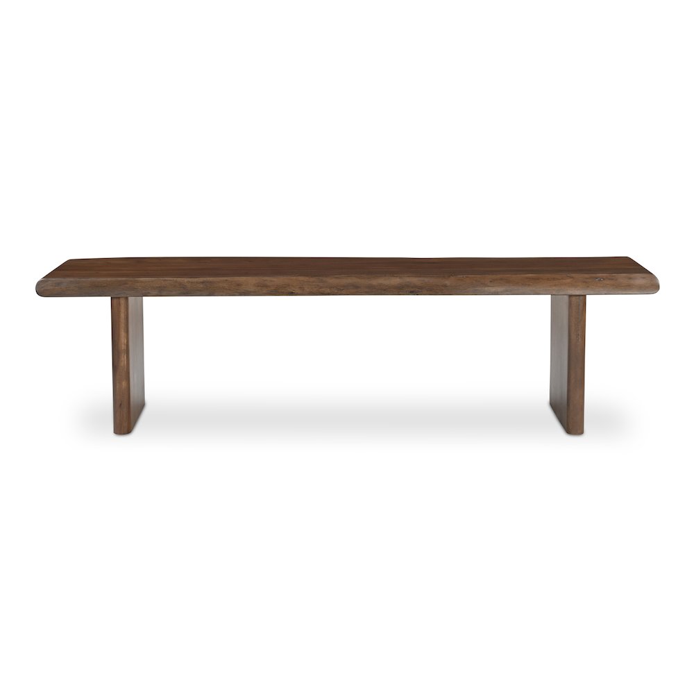 Lila Dining Bench Small Brown. Picture 1