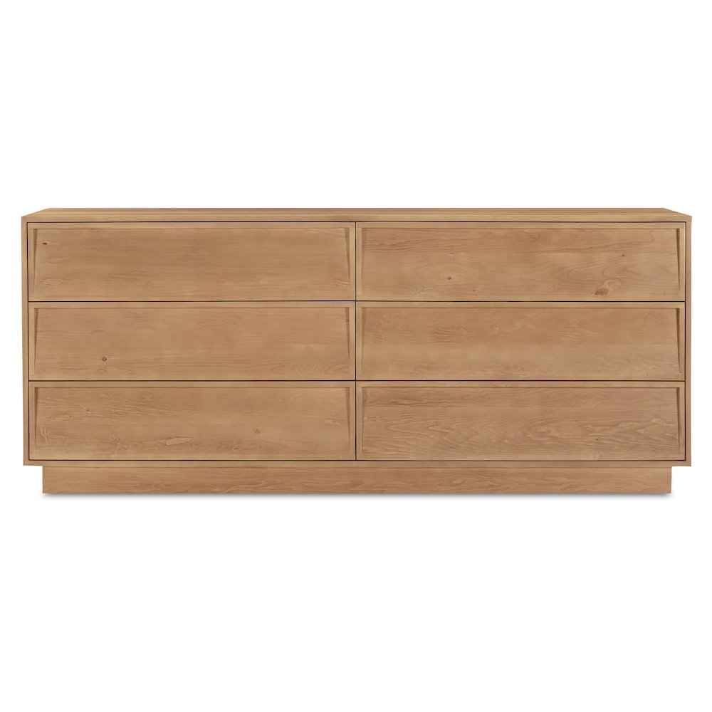 Hudson 6 Drawer Dresser Natural. Picture 1
