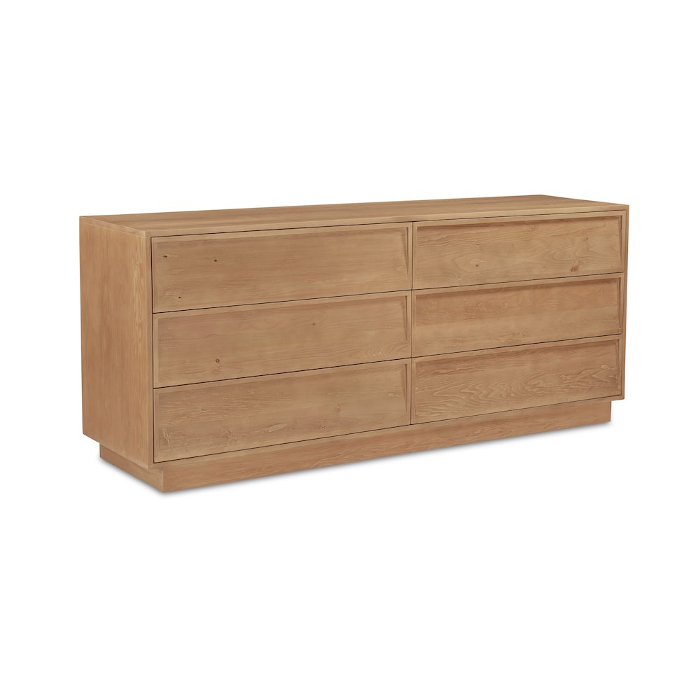 Hudson 6 Drawer Dresser Natural. Picture 3