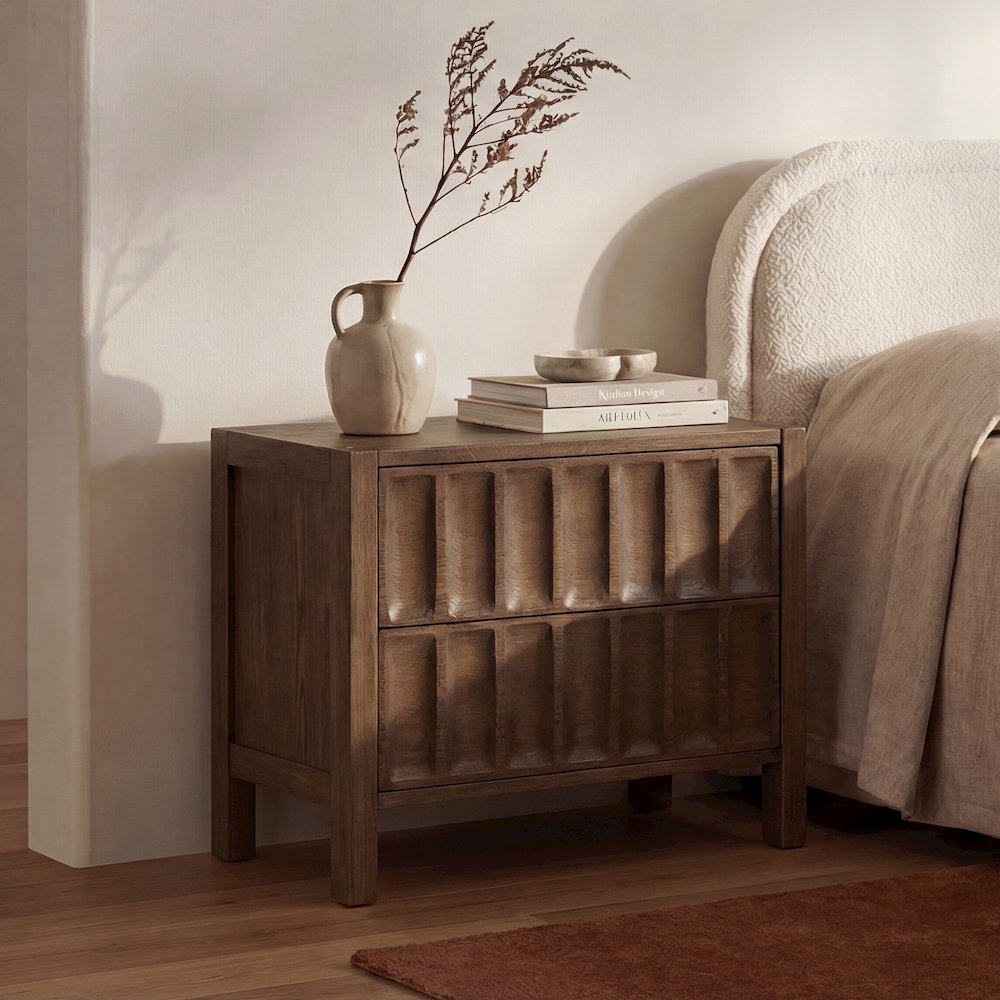 Roland Nightstand Brown. Picture 2