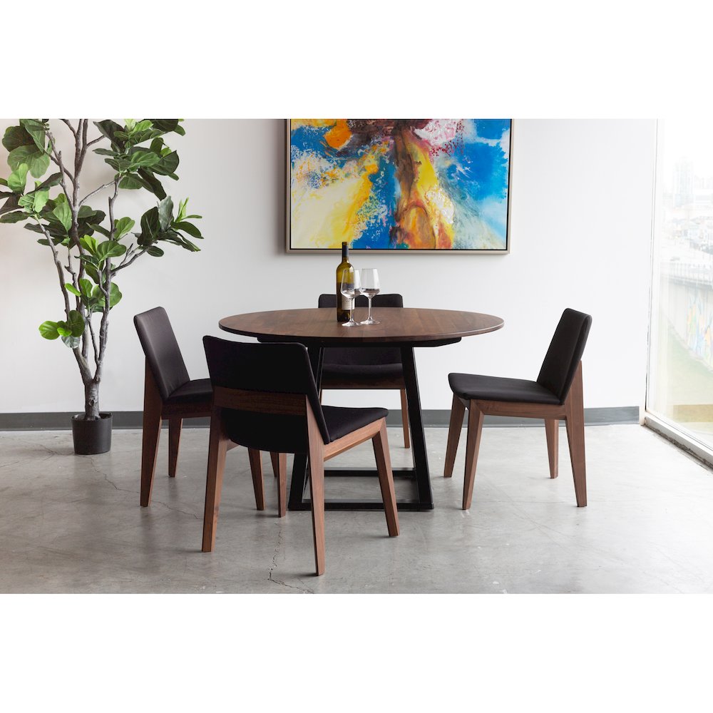 Deco Dining Chair Black- Set Of Two. Picture 7