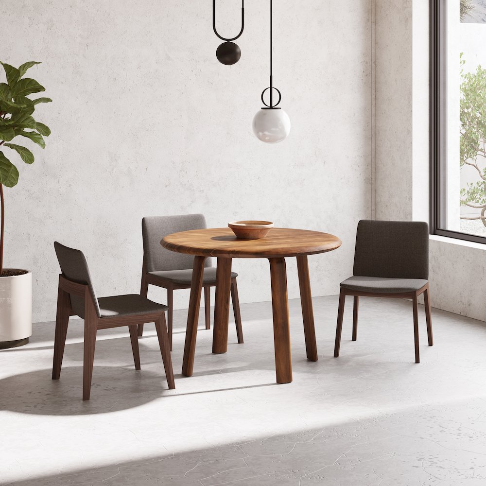Deco Dining Chair Dark Grey - Set Of Two. Picture 8