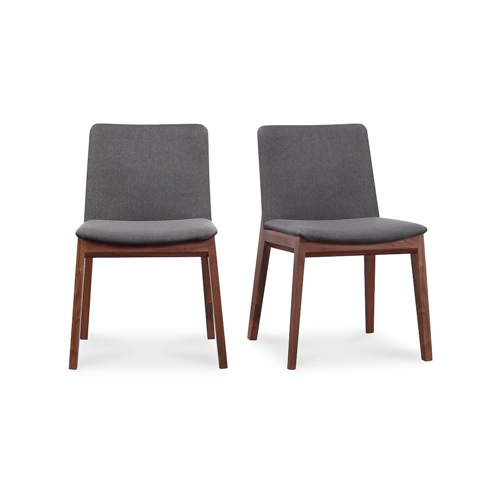Deco Dining Chair Dark Grey - Set Of Two. Picture 1