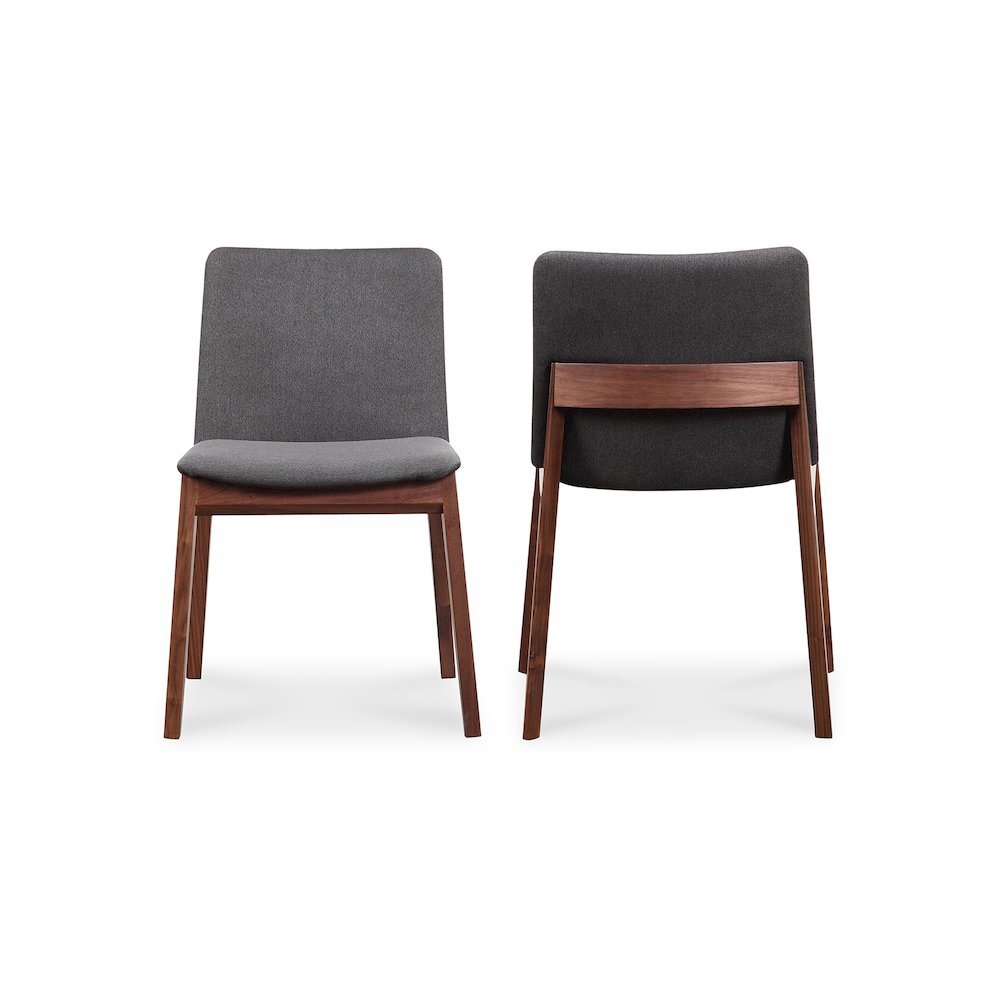 Deco Dining Chair Dark Grey - Set Of Two. Picture 2