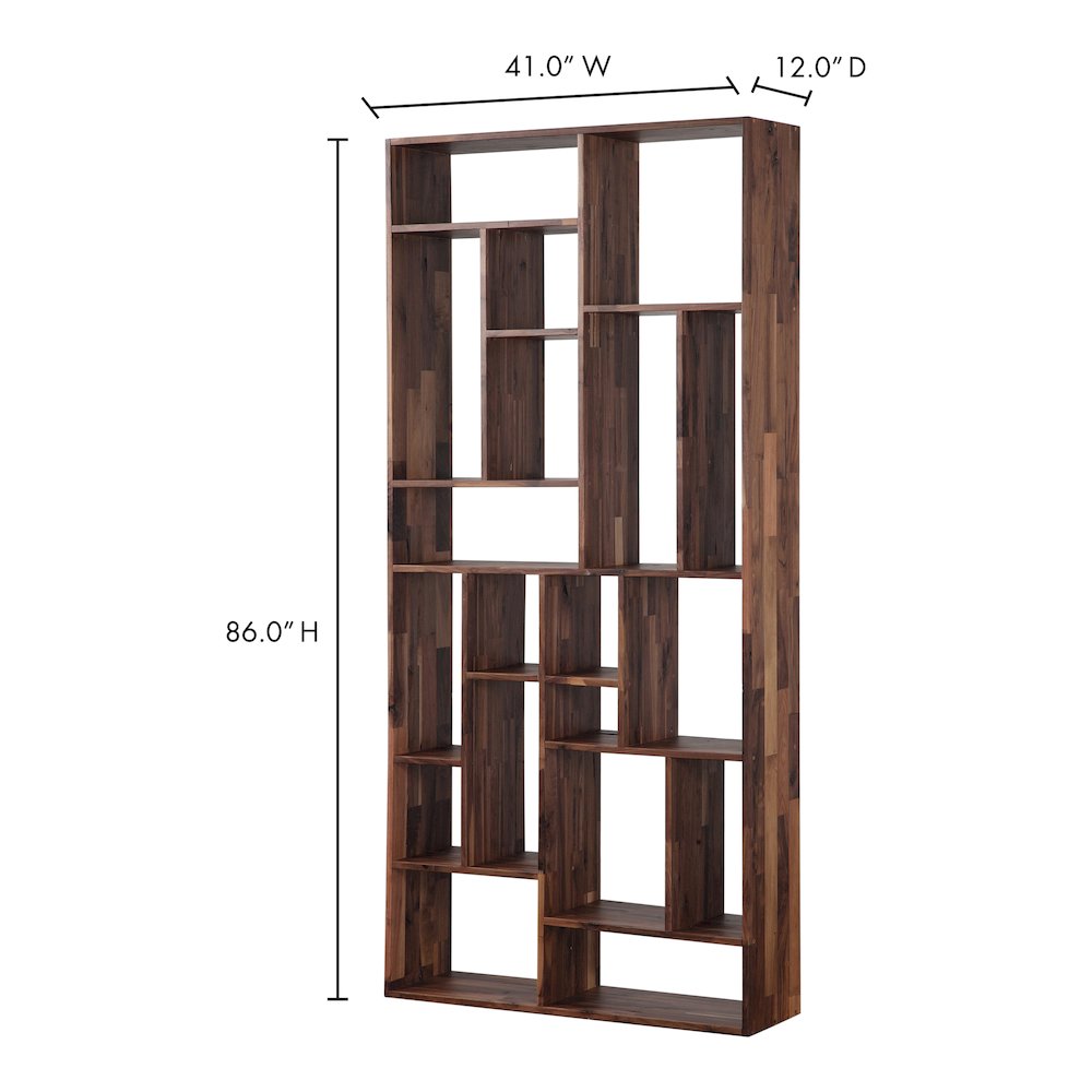 Redemption Shelf Walnut Brown. Picture 6