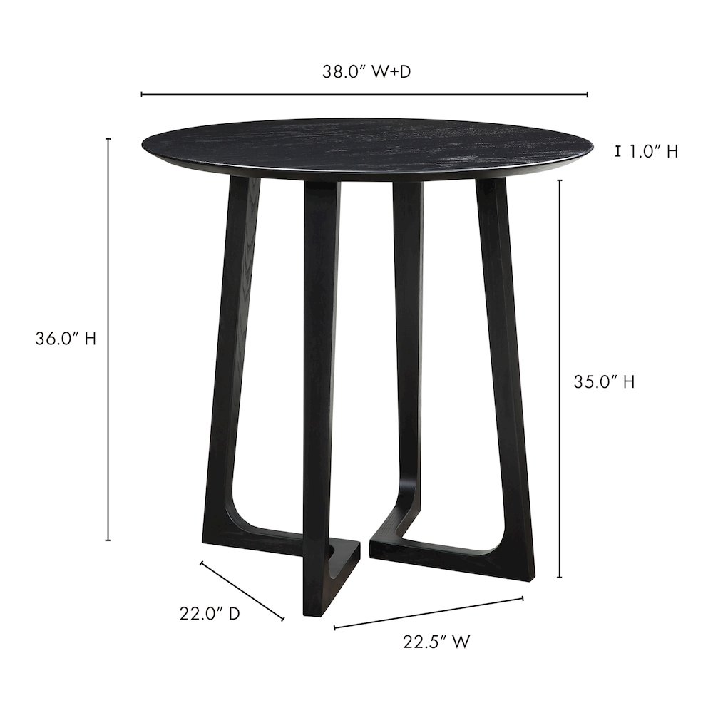 Godenza Counter Table Black. Picture 10
