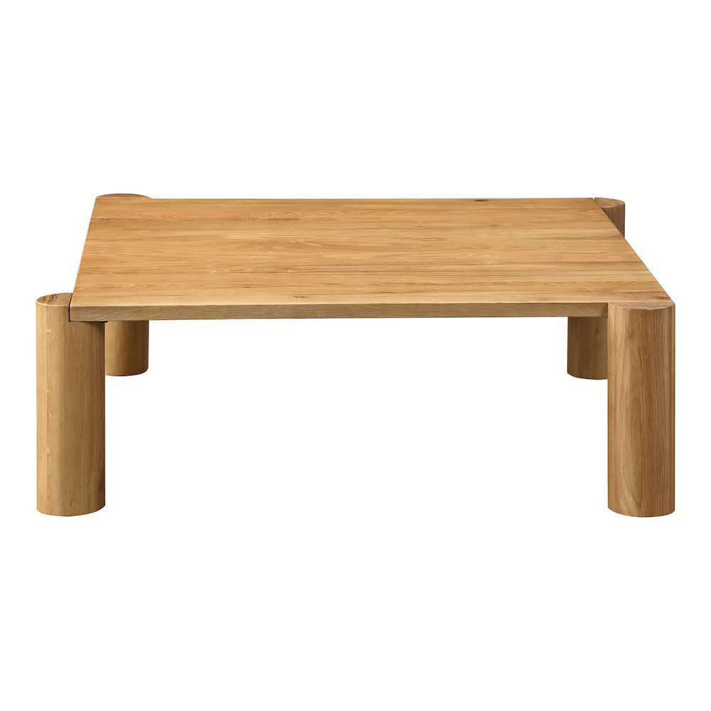 Post Coffee Table White Oak. Picture 1