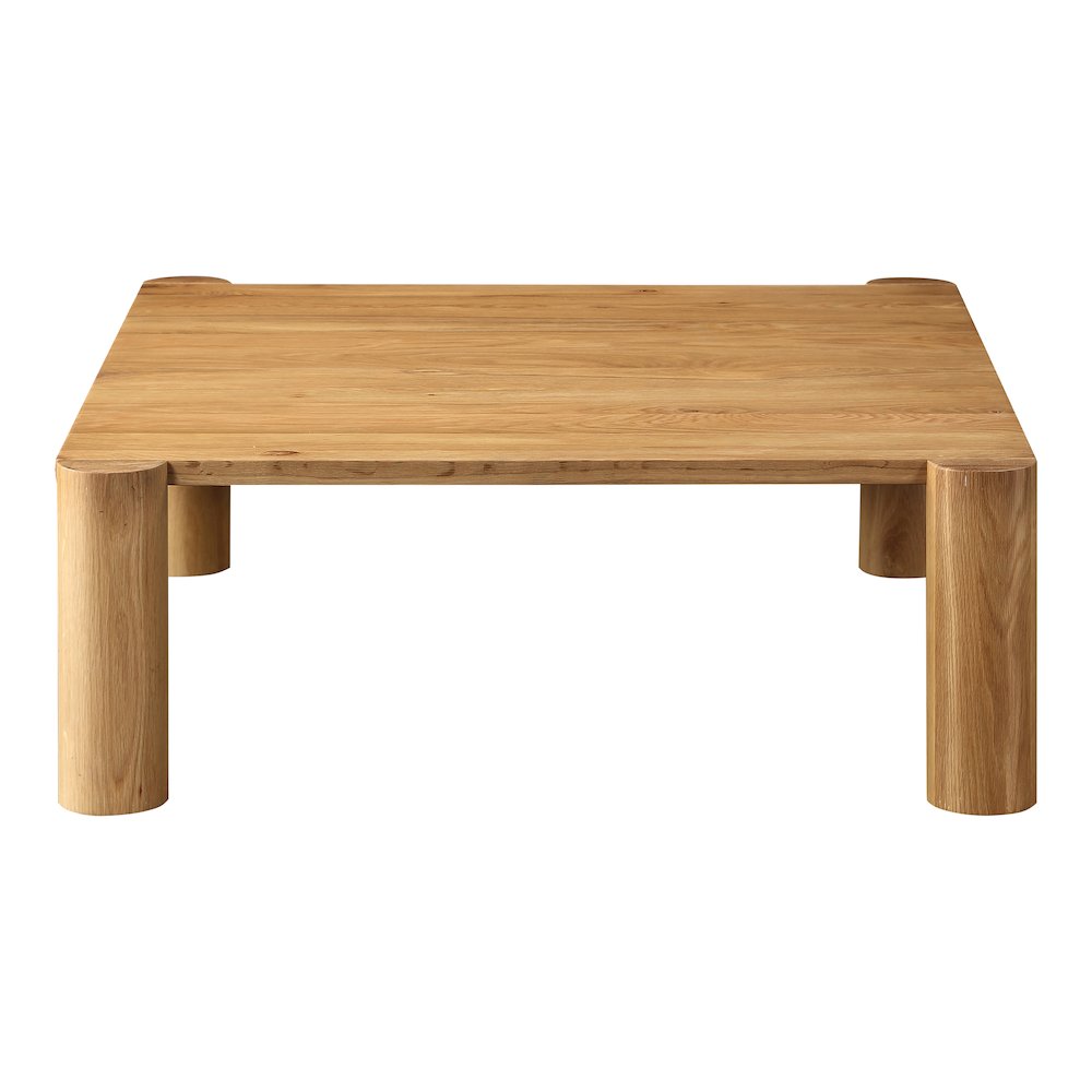 Post Coffee Table White Oak. Picture 2