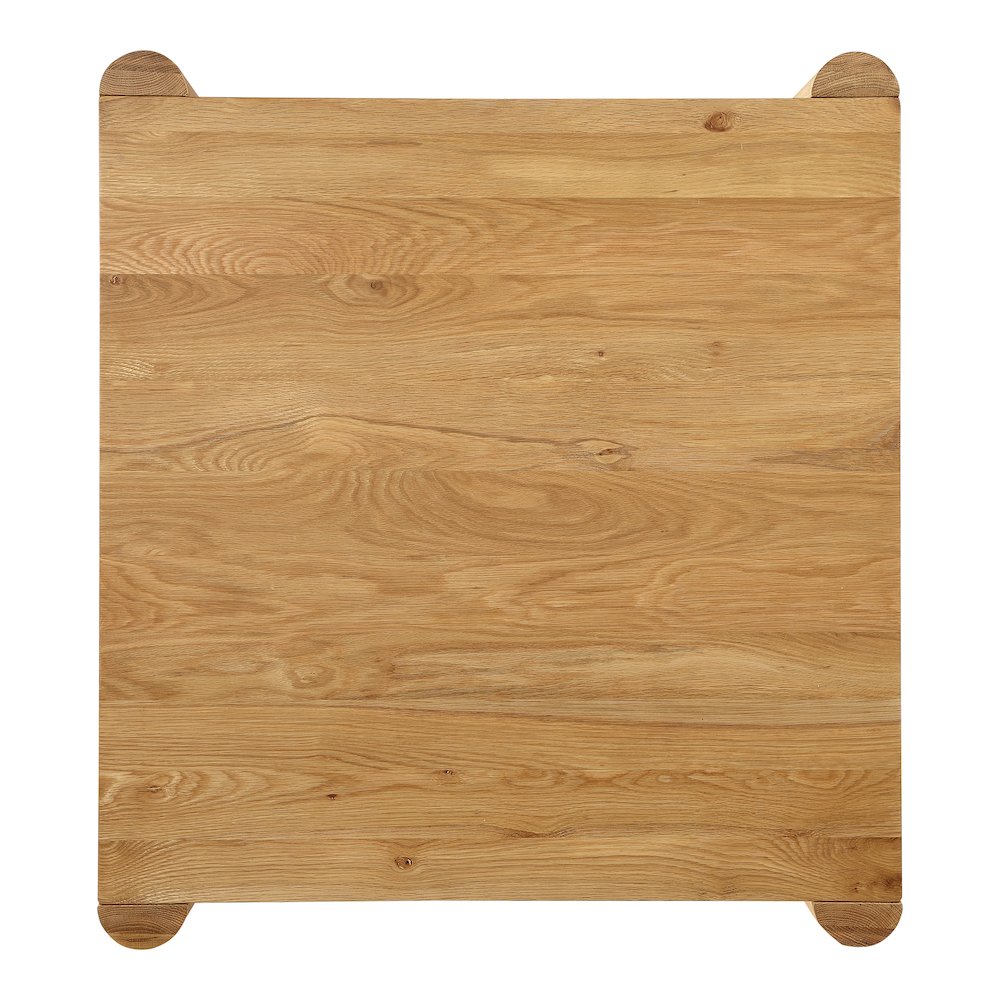 Post Coffee Table White Oak. Picture 7
