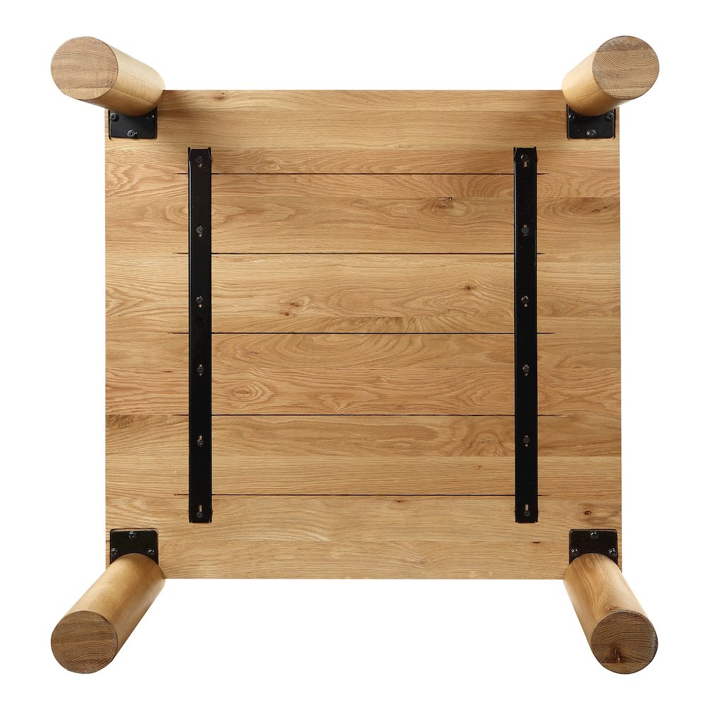 Post Coffee Table White Oak. Picture 8
