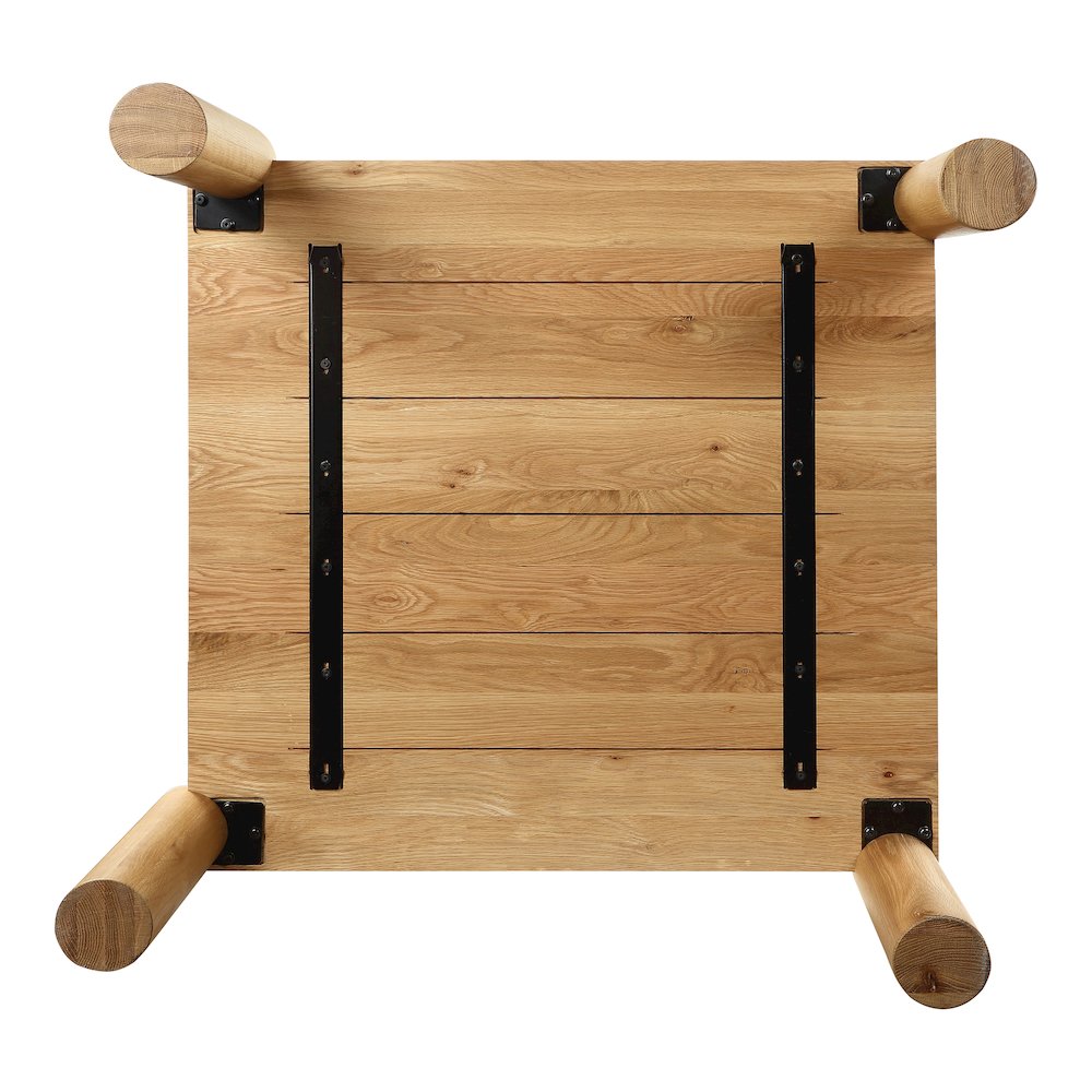 Post Coffee Table White Oak. Picture 9