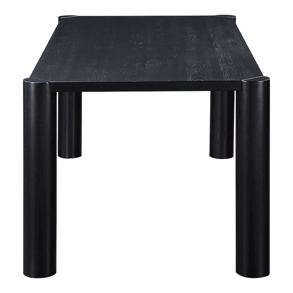Post Small Dining Table Black. Picture 3