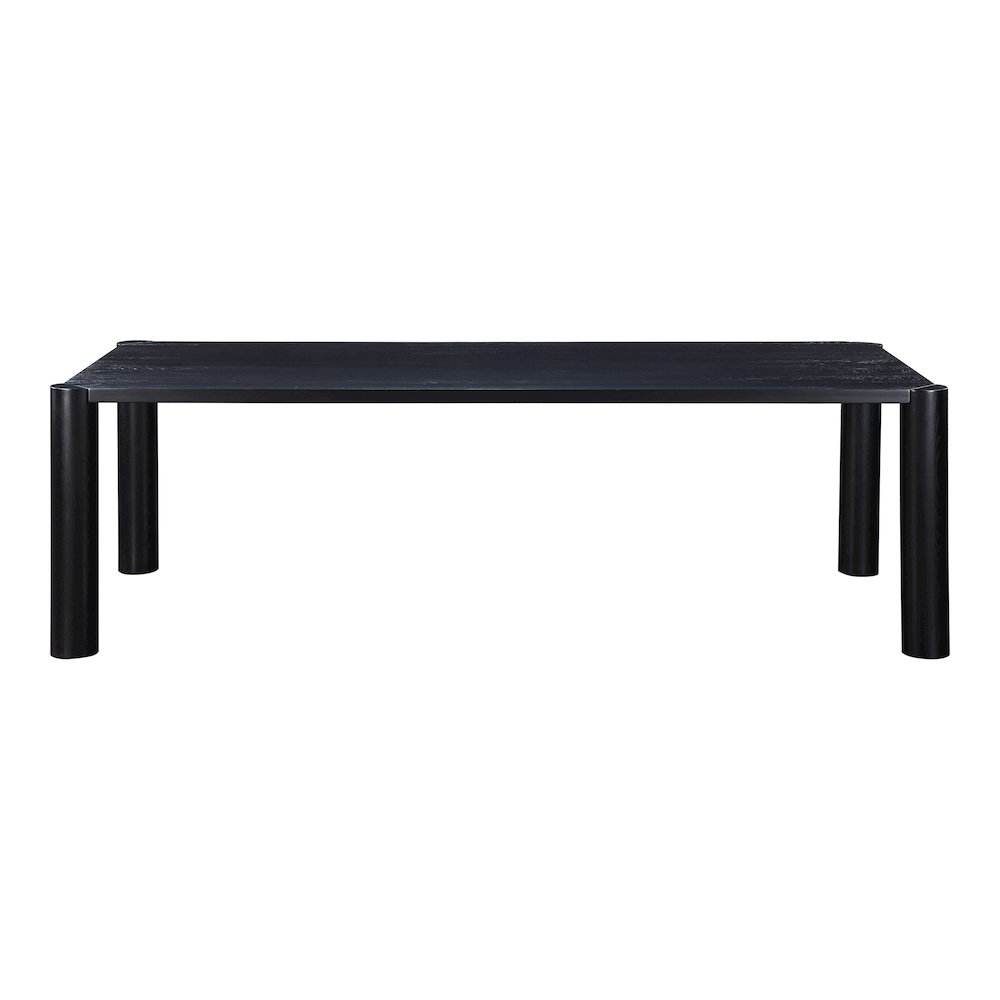 Post Large Dining Table Black. Picture 1