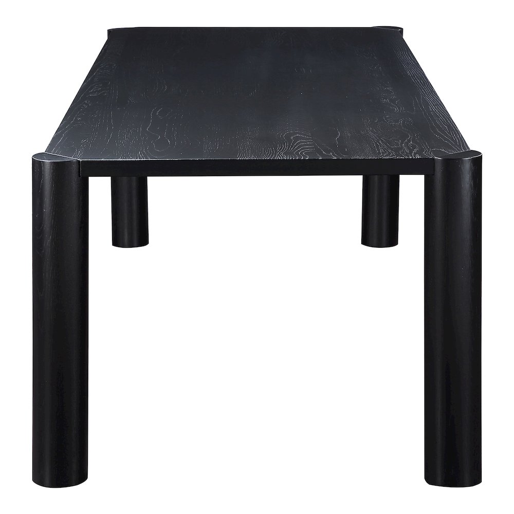Post Large Dining Table Black. Picture 3