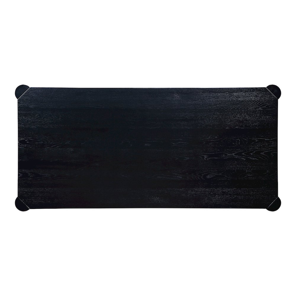 Post Large Dining Table Black. Picture 5