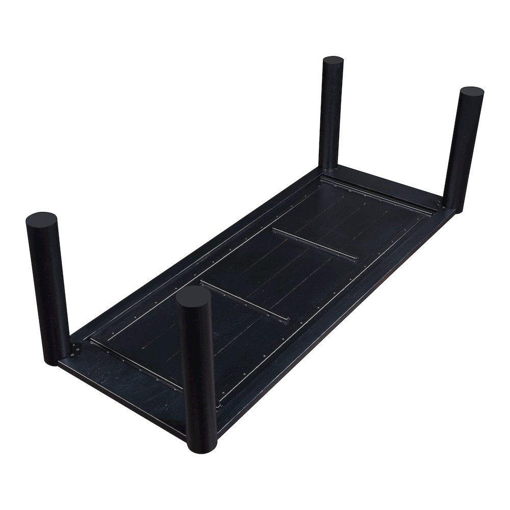 Post Large Dining Table Black. Picture 6