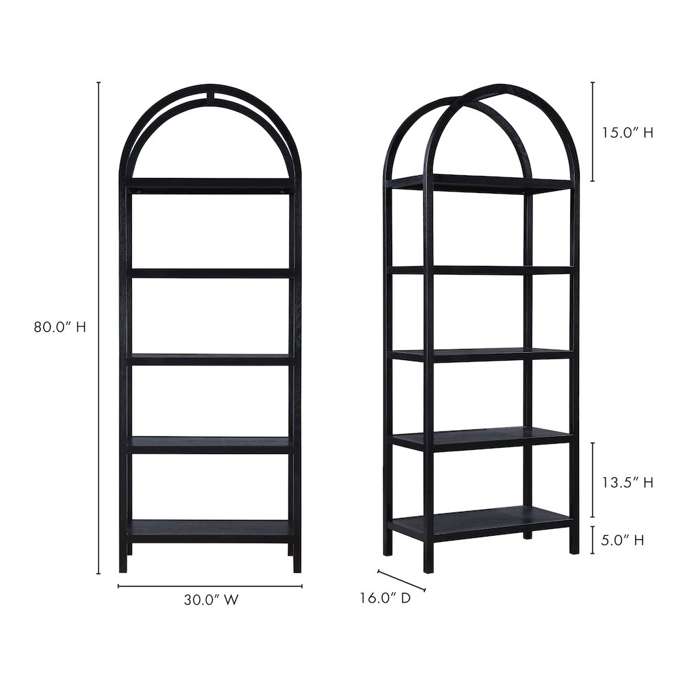 Eero Bookcase Black. Picture 9