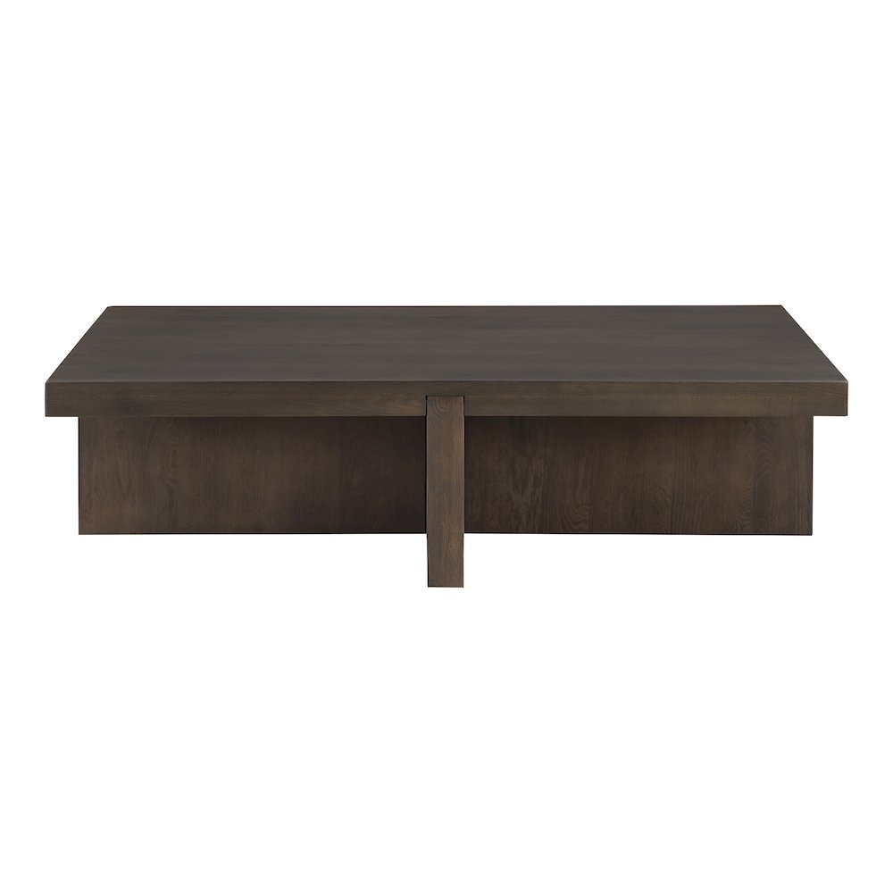 Folke Rectangular Coffee Table Dark Brown. Picture 1
