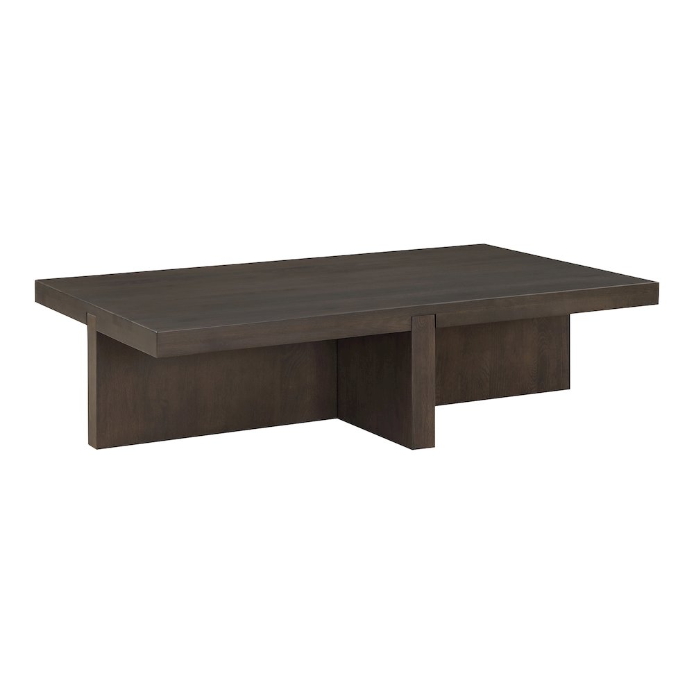 Folke Rectangular Coffee Table Dark Brown. Picture 2