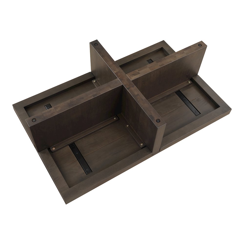 Folke Rectangular Coffee Table Dark Brown. Picture 4