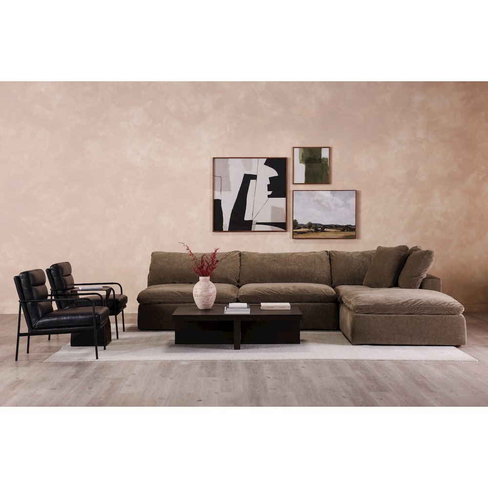 Folke Rectangular Coffee Table Dark Brown. Picture 8