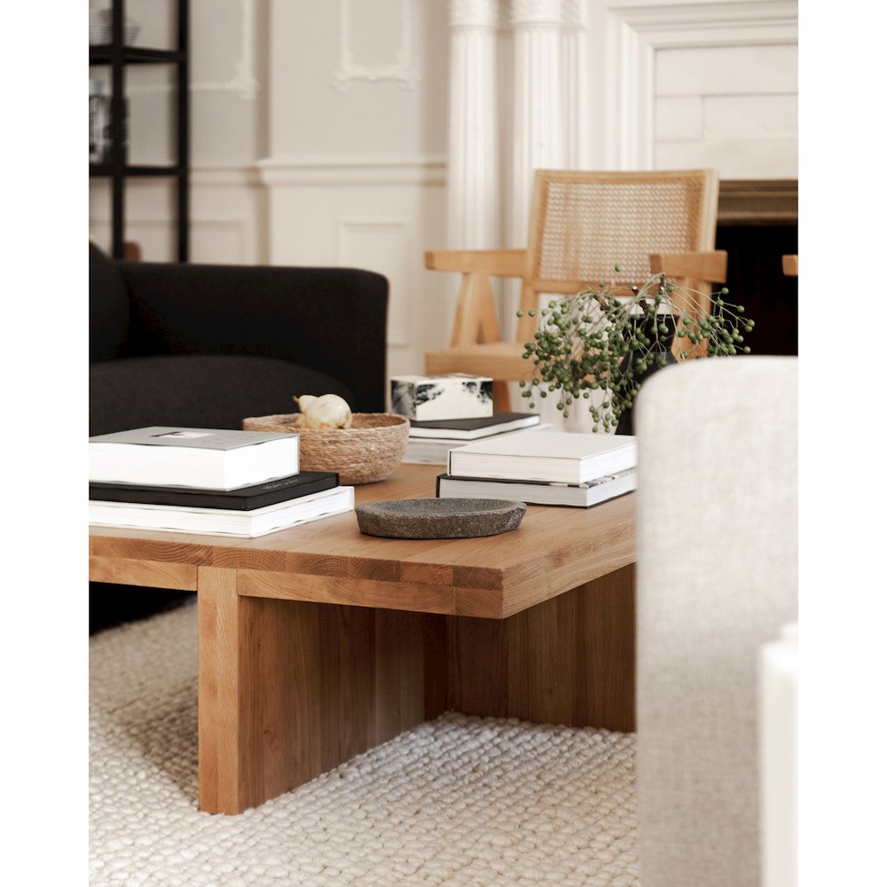 Folke Rectangular Coffee Table Natural. Picture 5